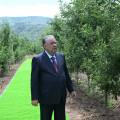Президенти Ҷумҳурии Тоҷикистон Эмомалӣ Раҳмон дар ноҳияи Ховалинг аз боғи интенсивӣ дидан намуданд