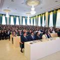 «Ваҳдати миллӣ – шоҳкории Пешвои миллат» дар ДБССТ ҳамоиши илмӣ-назариявӣ баргузор гардид