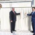 Сарвари давлат Эмомалӣ Раҳмон дар шаҳри Душанбе Театри миллиро мавриди истифода қарор доданд