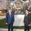 Сарвари давлат Эмомалӣ Раҳмон Варзишгоҳи миллиро бо 30 ҳазор ҷойи нишаст дар шаҳри Душанбе ифтитоҳ намуданд