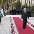 Сарвари давлат Эмомалӣ Раҳмон дар ноҳияи Ёвон Майдони Парчами давлатӣ, Нишони давлатӣ ва муҷассамаи Шоҳ Исмоили Сомониро ифтитоҳ намуданд