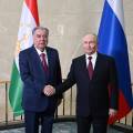 Президенти Ҷумҳурии Тоҷикистон Эмомалӣ Раҳмон бо Президенти Федератсияи Русия Владимир Путин мулоқот намуданд