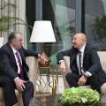 Президенти Ҷумҳурии Тоҷикистон Эмомалӣ Раҳмон бо Президенти Ҷумҳурии Озарбойҷон Илҳом Алиев мулоқот намуданд